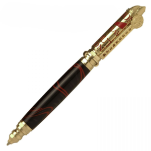 Firefighter Polished Brass Red